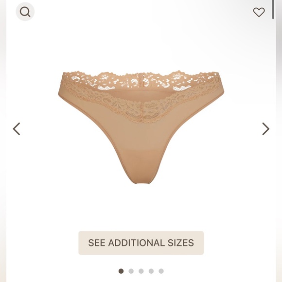 Skims Fits Everybody Lace Thong - Picture 4 of 4